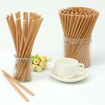 Dye Free Kraft Paper Straws Biodegradable Eco Friendly Paper Drinking Straws