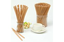 China Dye Free Kraft Paper Straws Biodegradable Eco Friendly Paper Drinking Straws supplier