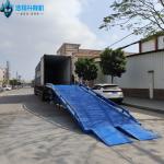 Loading And Unloading Portable Dock Ramp Blue 10-Meter With 12-Ton Capacity For Efficient Heavy Loading for sale
