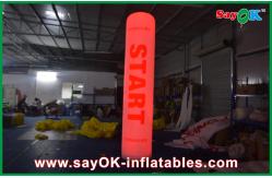 China 3m Height Inflatable Lighting Decoration Led Pillar Cube Column Printed supplier