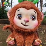 Small Size Animatronic Monkey Toy Theme Park Animatronics for sale