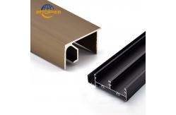 China Bronze Anodized Natural Aluminium Profiles for Windows Drilling Punching supplier