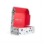 Matt Lamination Corrugated Packaging Box Flute Paper Folding Cardboard Boxes
