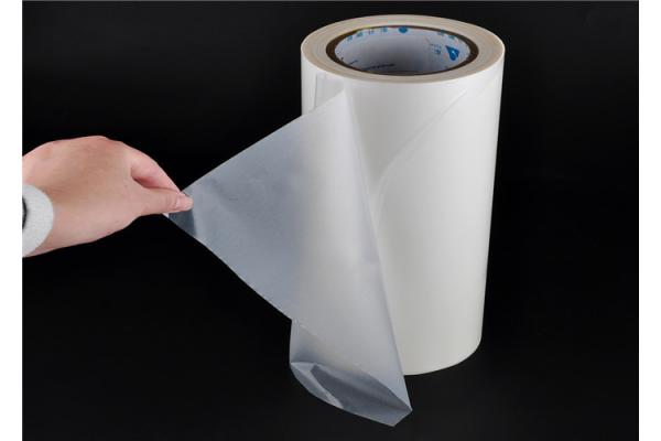 Transparent Polyurethane Hot Melt Glue Film 0.05mm Thickness With Silicone Release Paper