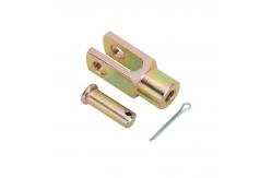 China Clevis 3/8-24 Thread Cable End Fittings Nickel Plating Low Carbon Steel supplier