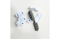 China Custom Silicone Rubber Keys Open Molds Custom Screen Printing Small Keys supplier