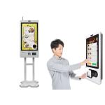 Touch Screen POS Restaurant Order Kiosk Machine Self Service HD 1080P for sale
