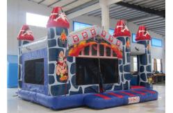 China Customized inflatable bouncy castle printing inflatable bouncy castle with slide supplier
