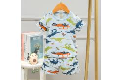 China 120cm Height 64cm Bust Summer Pyjama Sets / Dinosaur Matching Pajamas Comfortable supplier