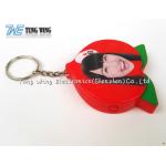 Portable OEM Funny Music Keychain Red Convenient On / Off Function