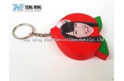 China Portable OEM Funny Music Keychain Red Convenient On / Off Function supplier