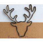 Creative Functional Fancy Stationery Items , Shaped Stainless Steel Paper Clips