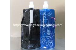 China Blue 0.16mm Nylon / LDPE Stand Up Pouch With Spout Eco-Friendly supplier