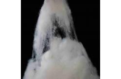 China Recycled 15D Fire Retardant Fiber Recycled PSF White Fibre For Plush Toy supplier