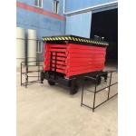 With Emergency Safety Manual Valves Red Color Portable Mobile Aerial Working Table for sale