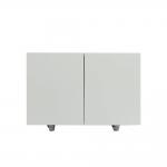 Copier Cabinet white 2 door steel copier stand mobile pedestal file Printer Stand for sale