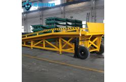 China Yellow Loading And Unloading Goods Hydraulic Dock Ramp For Wrkshop supplier