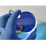 Synthetic Ruby Sapphire Block Colored Sapphire Lens Diameter 1 - 120mm for sale