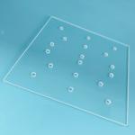 Standard Dimension Quartz Glass Sheet Ultra High Flatness For 9 Inch Wafer