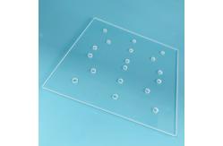 China Standard Dimension Quartz Glass Sheet Ultra High Flatness For 9 Inch Wafer supplier