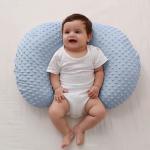 Minky Dots Nursing Feeding Pillow Machine Washable For Newborn Baby Support for sale