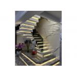 Marble Look 1200x300x170 Porcelain Stair Tiles Non Slip Exterior Floor for sale
