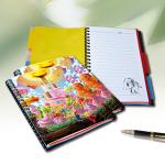 School Students Stationery 3D Lenticular Notebook Plastic Material A3 A4 Size
