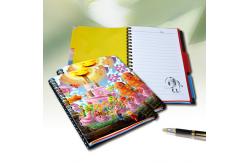 China School Students Stationery 3D Lenticular Notebook Plastic Material A3 A4 Size supplier