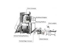 China Popcorn Potato Chips Nuts Packing Machine With Nitrogen supplier