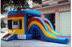 China Inflatable Bouncer combo / Bouncer and slide combo / inflatable castle slide  combo supplier
