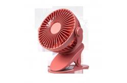China Rechargeable Portable USB Fan 1200mAh Electronic Clip Foldable Hand Fan supplier