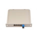 1 X 4 SC Cassette Type Fiber Optic PLC Splitter Insertion Type For CATV / FTTH for sale