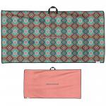Personalized Custom Logo Microfiber Golf Towels Centre Slit With Grommet And Hook