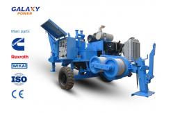 China Max Intermittent Pull 60kN Hydraulic Puller Diesel 77kW 103hp Power supplier