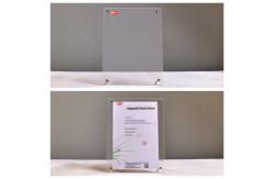 China Square Gift Double Sided Custom Thickness Acrylic Photo Frame With Stand supplier