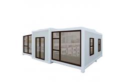 China Steel Frame 40ft Expandable Container Home For Space Saving And Easy Assembly supplier