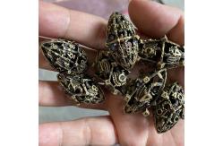 China Creative Rugby Theme Metal Hollow RPG Dice Set Dragon And Dungeon DND supplier