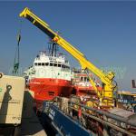 30M Electro Telescopic Boom Dinghy Lifting Crane for sale