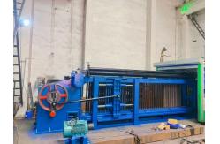 China Automatic High Efficiency Gabion Mesh Machine 84*110mm Wire Mesh Gabion Basket supplier