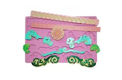 China Furniture Pastry Silicone Baking Utensils Craft Decorating Fondant Lace Mat supplier
