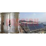 Split Pressurized Solar Water Heater Heat Pipe Collector For Large Capacity Solar Water Heating System For Hotel Resort for sale
