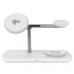 15W Qi 2 5 In 1 Magnetic Wireless Charger With LED Indicator For Apple Samsung Watches Earbuds And Qi Enabled Devices for sale