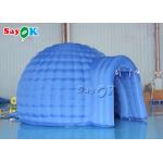 Blue Digital Inflatable Planetarium Projection Dome Tent For Indoor Active for sale