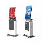 Advanced Check-In Kiosk with Touch Screen Self-Service A4 Printer Passport Scanner Cash Coin Payment Resolution 1920*1080 for sale
