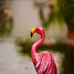 Multiple Metal Flamingo Garden Decor Lifelike Metal Flamingo Yard Art