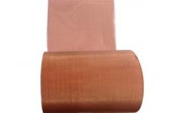 China RFI Ultra Fine Brass Wire Cloth Copper Mesh Fabric Infused supplier