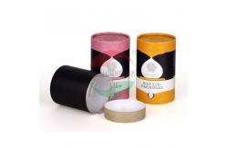 China Printing Clear Plastic Skin Care Paper Composite Cans Plastic Cylinder Jar supplier