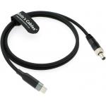 PD Type-C To Locking DC 5.5×2.5mm Fast Charging Power Cable For Atomos Ninja V/ SmallHD 702 Touch Monitor 1M/39.4inches for sale