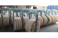 China 30KG - 150KG 660 Series Large Diameter Rope Pulley Stringing Block Mc Nylon Sheave supplier