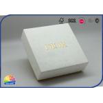 Debossing Fully Cover Paper Gift Box Hot Foil Gold Stamping Luxury Box For Jewelry Cosmetic for sale